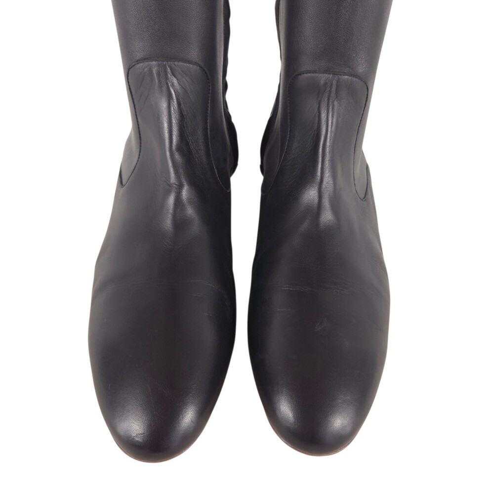 Gabriela Hearst Over the Knee Boots US 11 EU 42 Womens Black Leather $1550 - Picture 4 of 15